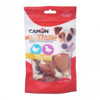 CAMON SNACK CANE BBQ PARTY BISTECCHE AL POLLO E ANATRA DA 105 GR
