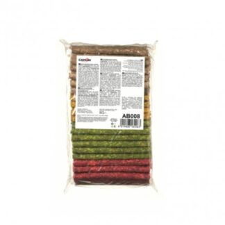CAMON SNACK CANE OSSO CANNOLI COLORATI DA 100 PEZZI