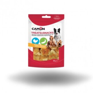 CAMON SNACK CANE POLLO CON BANANA 80 GR