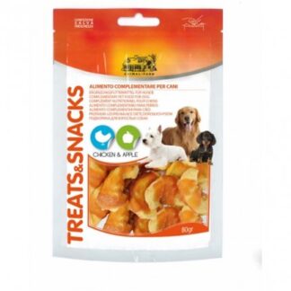 CAMON SNACK CANE POLLO E MELA 80 GR