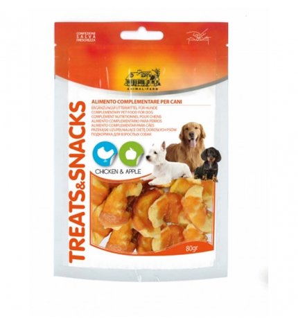 CAMON SNACK CANE POLLO E MELA 80 GR