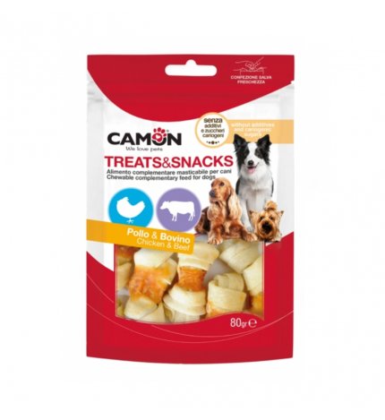 CAMON SNACK CANE WRAP POLLO E BOVINO 80 GR