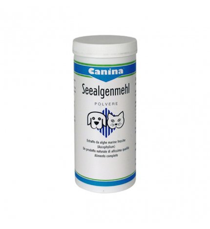 Canina seealgenmehl polvere alimento complementare per cane e gatto da 250 gr