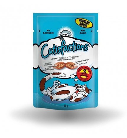 CATISFACTION GATTO AL SALMONE DA 60 GR
