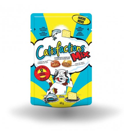 CATISFACTION GATTO MIX AL SALMONE E FORMAGGIO DA 60 GR