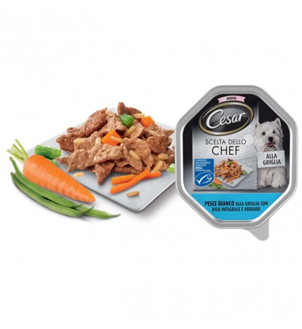 CESAR CANE CHEF PESCE ALLA GRIGLIA DA 150 GR