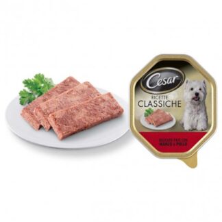 CESAR CANE CLASSIC AL MANZO E POLLO DA 150 GR IN VASCHETTA