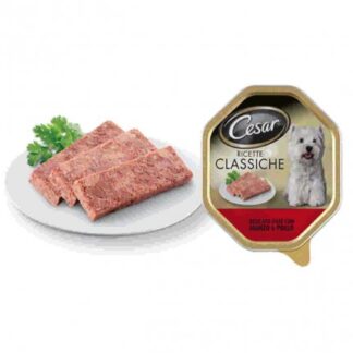 CESAR CANE CLASSIC AL POLLO E MANZO DA 150 GR IN VASCHETTA
