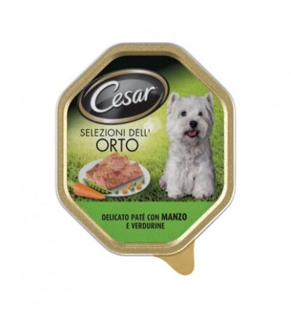 CESAR CANE SELEZIONI DELL'ORTO AL MANZO E VERDURINE DA 150 GR