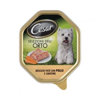 CESAR CANE SELEZIONI DELL'ORTO AL POLLO E CAROTINE DA 150 GR