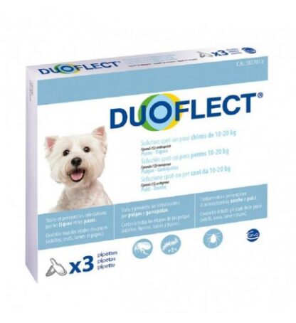 Ceva duoflect antiparassitario cane da 10 a 20 kg spot on da 3 pipette