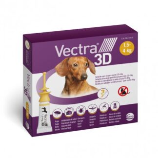 CEVA VECTRA 3D CANE 1,5 - 4 KG 3 PIPETTE