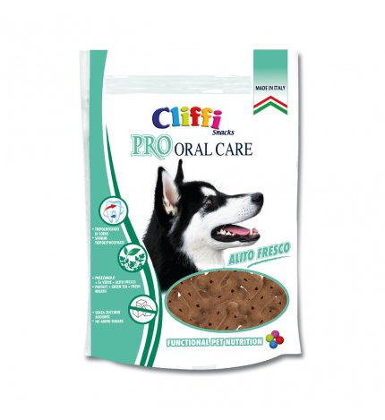 CLIFFI CANE SNACK PRO ORAL CARE ALITO FRESCO DA 100 GR