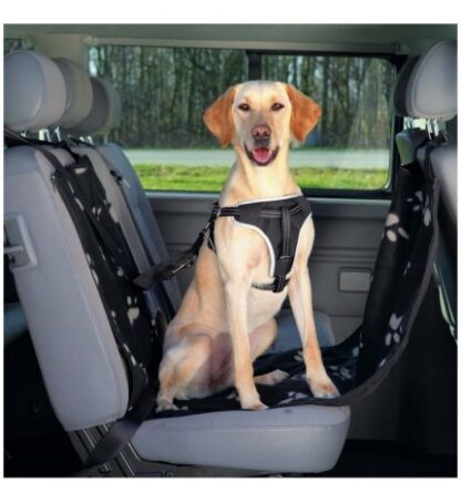 Coprisedili per automobile 0,65x1,45m nero/beige