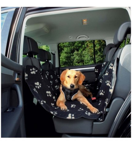 Coprisedili per automobile 1,40x1,45m nero/beige