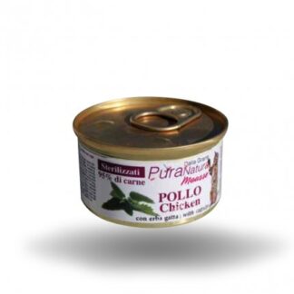 DALLA GRANA PURA NATURA GATTO STERILIZZATO MOUSSE POLLO DA 85 GR IN LATTINA