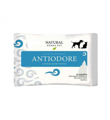 Derbe cane natural derma pet salviette antiodore da 35 pezzi