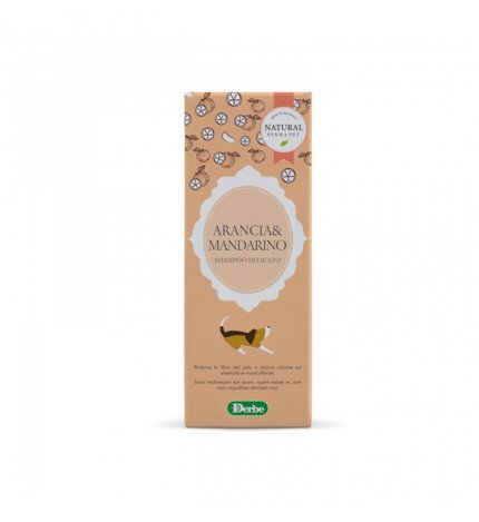 DERBE CANE NATURAL DERMA PET SHAMPOO DELICATO ARANCIA & MANDARINO DA 200 ML