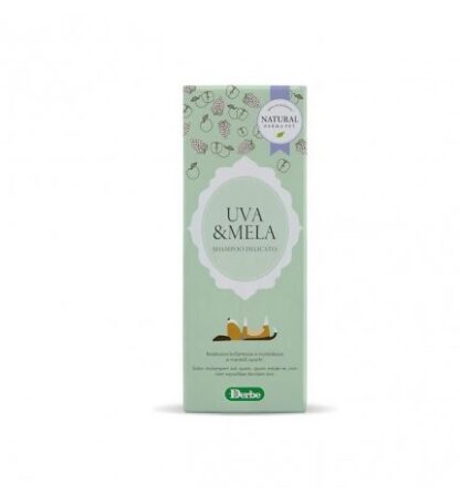 DERBE CANE NATURAL DERMA PET SHAMPOO DELICATO UVA & MELA DA 200 ML