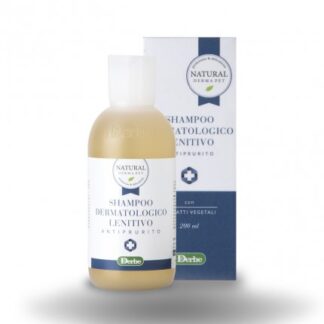 DERBE CANE NATURAL DERMA PET SHAMPOO DERMATOLOGICO LENITIVO ANTIPRURITO CON ESTRATTI VEGETALI DA 200 ML