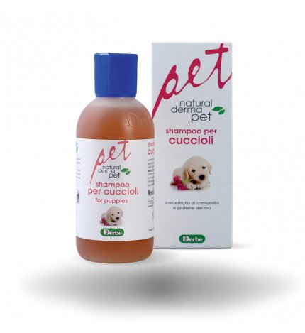 Derbe cane natural derma pet shampoo per cuccioli da 200 ml