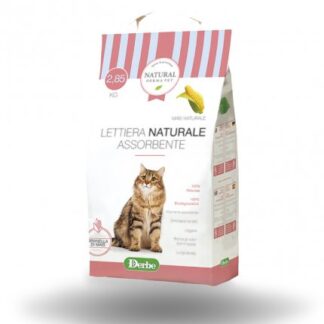 DERBE GATTO LETTIERA NATURAL DERMA PET ASSORBENTE DA 6 LITRI 2,85 KG