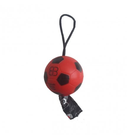 Dispenser looper sport palla calcio rossa + sacchetti
