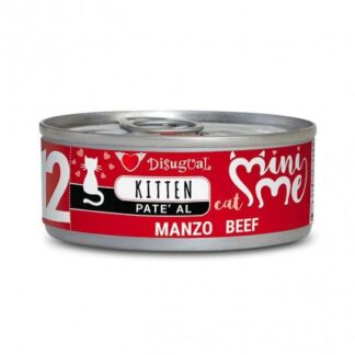DISUGUAL GATTO KITTEN AL MANZO DA 85 GR IN LATTINA
