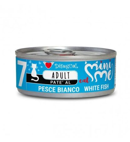 DISUGUAL GATTO PATE' AL PESCE BIANCO DA 85 GR IN LATTINA