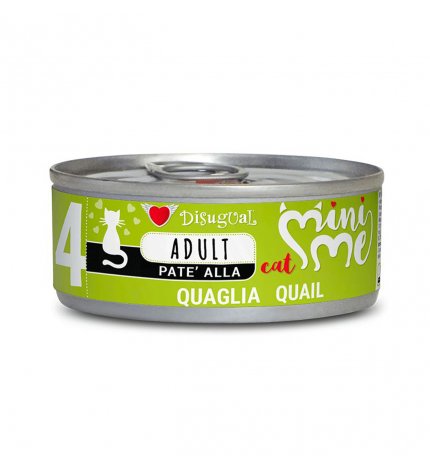 DISUGUAL GATTO PATE' ALLA QUAGLIA DA 85 GR IN LATTINA