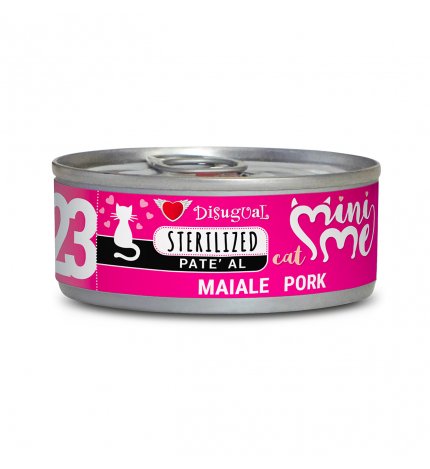DISUGUAL GATTO PATE' STERILISED AL MAIALE DA 85 GR IN LATTINA