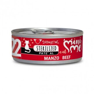 DISUGUAL GATTO PATE' STERILISED AL MANZO DA 85 GR IN LATTINA