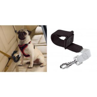 DOG TRAVEL BELT NERO