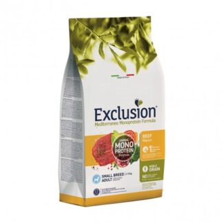 DORADO EXCLUSION CANE ADULT SMALL BREED NOBLE GRAIN MONOPROTEICO AL MANZO DA 2 KG