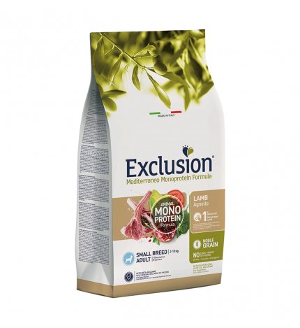DORADO EXCLUSION CANE ADULT SMALL BREED NOBLE GRAIN MONOPROTEICO ALL' AGNELLO DA 2 KG