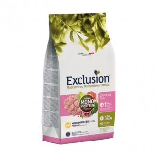 DORADO EXCLUSION CANE PUPPY MEDIUM BREED NOBLE GRAIN MONOPROTEICO AL POLLO DA 12 KG