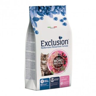 DORADO EXCLUSION GATTO KITTEN NOBLE GRAIN MONOPROTEICO AL POLLO DA 1,5 KG
