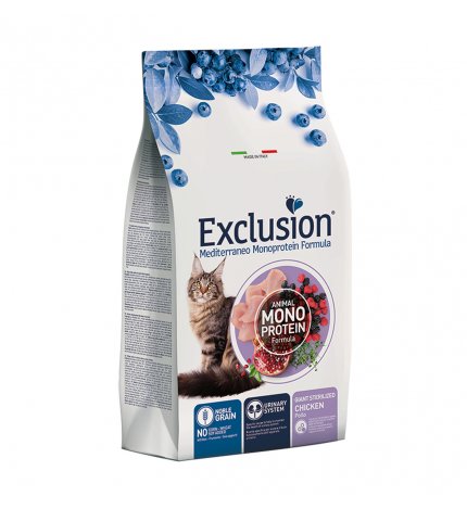 DORADO EXCLUSION GATTO STERILIZZATO DI TAGLIA GRANDE NOBLE GRAIN MONOPROTEICO AL POLLO DA 1,5 KG