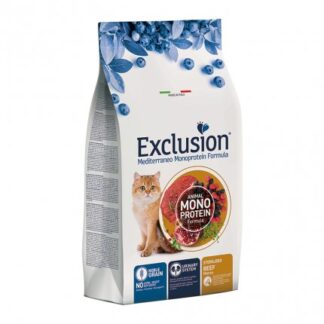 DORADO EXCLUSION GATTO STERILIZZATO NOBLE GRAIN MONOPROTEICO AL MANZO DA 300 GR