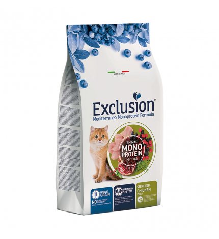 DORADO EXCLUSION GATTO STERILIZZATO NOBLE GRAIN MONOPROTEICO AL POLLO DA 1,5 KG