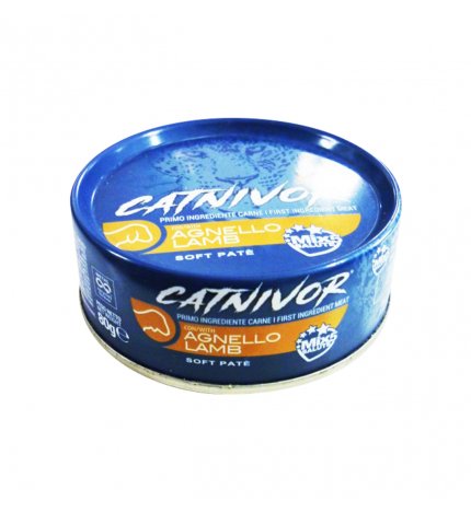 DRN GATTO CATNIVOR MORBIDO PATE' CON AGNELLO DA 80 GR