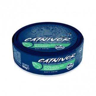 DRN GATTO CATNIVOR MORBIDO PATE' CON CONIGLIO DA 80 GR