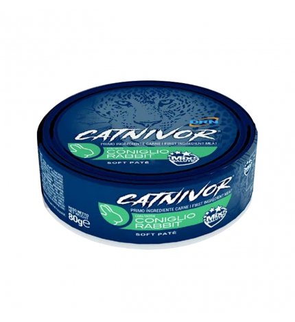 DRN GATTO CATNIVOR MORBIDO PATE' CON CONIGLIO DA 80 GR