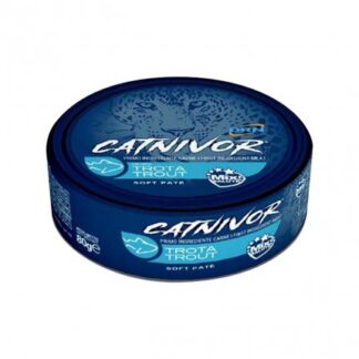 DRN GATTO CATNIVOR MORBIDO PATE' CON TROTA DA 80 GR