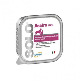 DRN SOLO ANATRA MONOPROTEICO DA 100 GR IN VASCHETTA