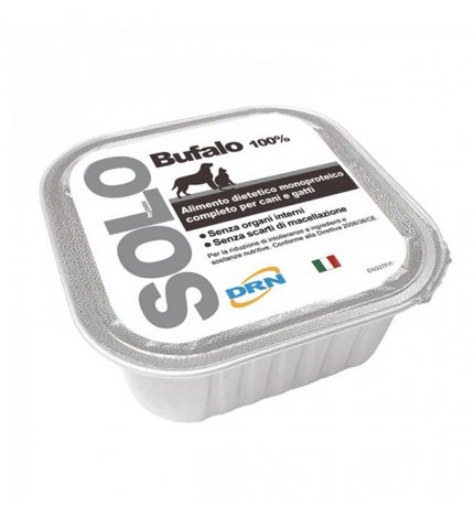 DRN SOLO BUFALO MONOPROTEICO DA 100 GR IN VASCHETTA