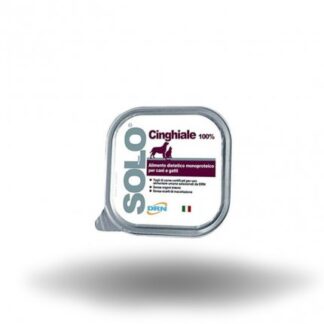DRN SOLO CINGHIALE MONOPROTEICO DA 100 GR IN VASCHETTA