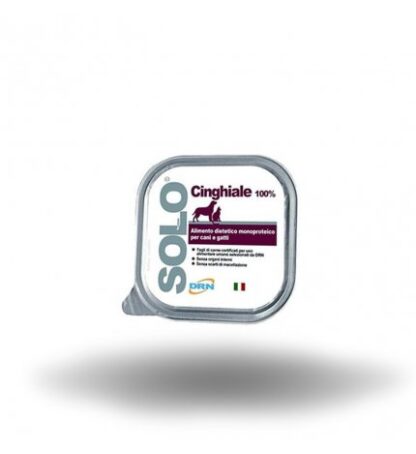 DRN SOLO CINGHIALE MONOPROTEICO DA 100 GR IN VASCHETTA