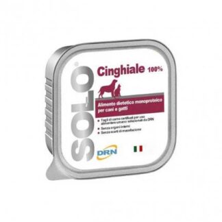 DRN SOLO CINGHIALE MONOPROTEICO DA 300 GR IN VASCHETTA
