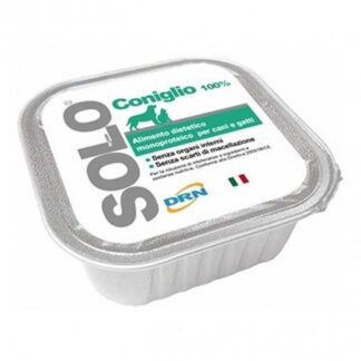 DRN SOLO CONIGLIO MONOPROTEICO DA 300 GR IN VASCHETTA